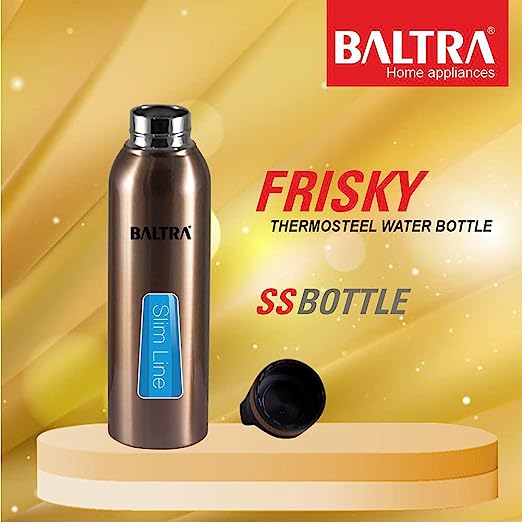 BALTRA Frisky Thermosteel Hot and Cold Water Bottle Stainless Steel Sports Vacuum Flask 750ml, Blue BALTRA Frisky Thermosteel Hot and Cold Water Bottle Stainless Steel Sports Vacuum Flask 750ml, Blue
